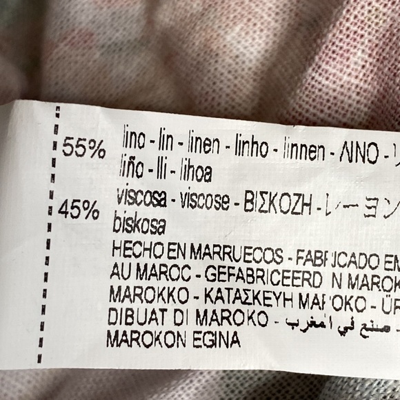 NWT. Zara Linen Blend Floral Print Mini Dress. Size M. - Picture 8 of 9